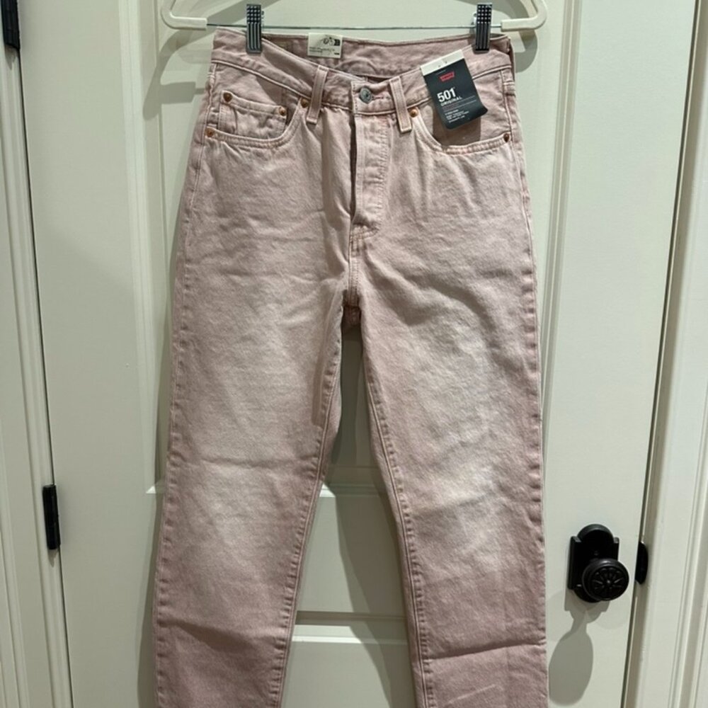 Levi's® Premium 501® Original Woman's Pink Jeans (tags removed)